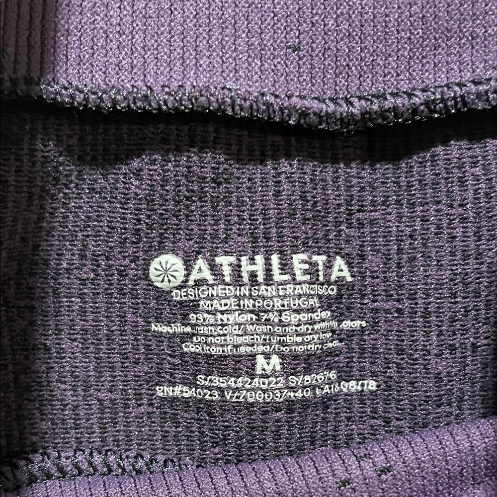 Athleta Deep Purple Turtleneck Sweater - Picture 3 of 6